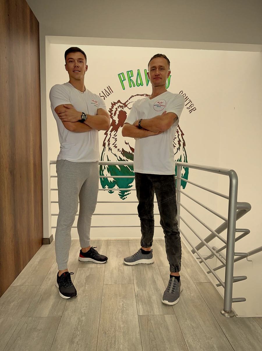 Igor Berezin y Pavel Luganskii, fundadores del centro
